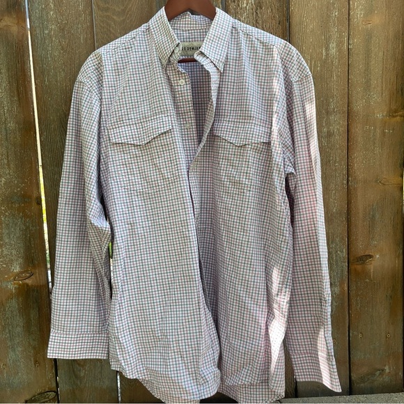 CODY JAMES Men’s Red Plaid Long Sleeve Button Down Pockets Size Large - Picture 12 of 12